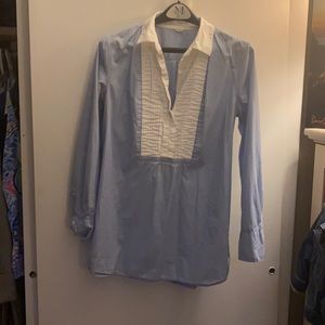 Tuxedo dress top tunic